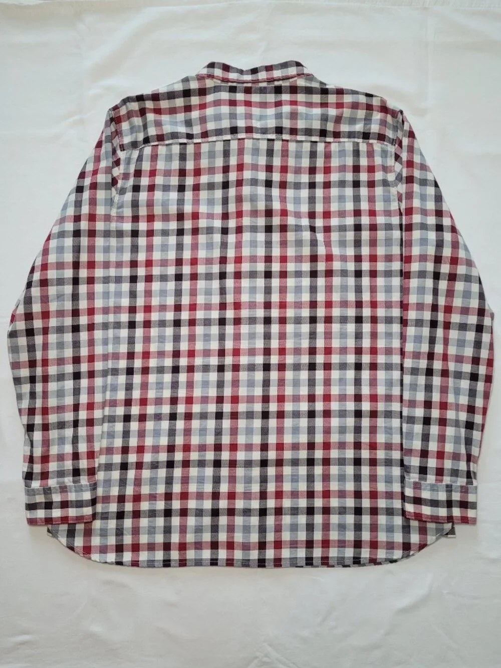 The North Face Mens Red Plaid Long Sleeve Button Up Shirt XXL Grandpacore